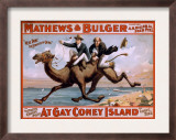 1898 Poster for the Mathews and Bulger Comedy Team