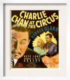 Charlie Chan at the Circus, Warner Oland, Shirley Deane, John Mcguire on Window Card, 1936