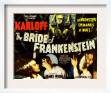 The Bride of Frankenstein, Boris Karloff, Elsa Lanchester, Colin Clive, Valerie Hobson, 1935