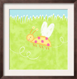 Ladybug over Grass