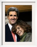 Sen. John Kerry Embraces His Wife Teresa Heinz Kerry after Delivering His Concession Speech