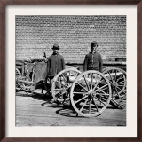 The Civil War, Richmond, Virginia, Confederate Brass Mountain Howitzers, from Glass Negative, 1865