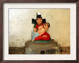 A Statue of a Woman Who Committed Sati 60 Years Ago Cradling Her Husband