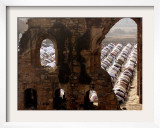 Muslims Offer Eid Prayers at the Ruins of Jami Mosque, Which was Built in 1345 AD