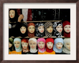 Buy Arab Woman Buys an Islamic Head Dress in Preparation for the Muslim Holy Fasting Month of Ramadan at AllPosters.com
