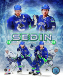 Henrik & Daniel Sedin 2011 Portrait Plus