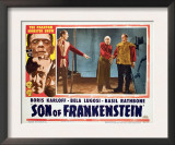 Son of Frankenstein, Basil Rathbone, Bela Lugosi, Boris Karloff, 1939