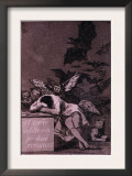 El Sueno De La Razon Produce Monstros, by Francisco Goya, 1868