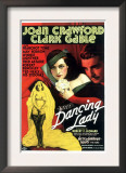 Dancing Lady, Joan Crawford, Clark Gable, 1933