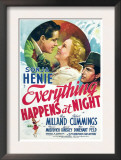Everything Happens at Night, Robert Cummings, Sonja Henie, Ray Milland, 1939