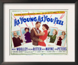 As Young as You Feel, Monty Woolley, Thelma Ritter, David Wayne, Jean Peters, Marilyn Monroe, 1951