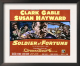Soldier of Fortune, Clark Gable, Susan Hayward, Michael Rennie, Gene Barry, 1955