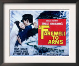 Farewell to Arms, Jennifer Jones, Rock Hudson, 1957