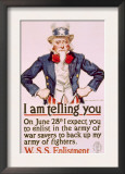 World War I American War Savings Poster by James Montgomery Flagg, 1918