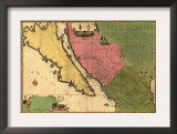 1720 Map of Baja California and Northwest Mexico, Showing California as an Island