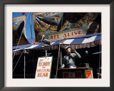 Carnival Barker, at the Vermont State Fair, by Jack Delano, Rutland, Vermont September 1941
