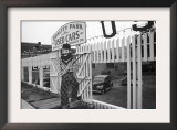 Paul Bunyan at Used Car Lot, Bemidji, Minnesota, September, 1939