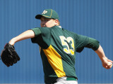 Oakland Athletics v Milwaukee Brewers, PHOENIX, AZ - MARCH 03: Trevor Cahill