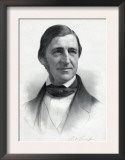 Ralph Waldo Emerson from an Original Drawing by Sam W. Rowse, 1845