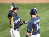 Oakland Athletics v Milwaukee Brewers, PHOENIX, AZ - MARCH 03: Ryan Braun and Casey McGehee