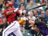 Colorado Rockies v Arizona Diamondbacks, SCOTTSDALE, AZ - FEBRUARY 26: Chris Young