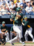 Oakland Athletics v San Diego Padres, PEORIA, AZ - MARCH 06: Daric Barton