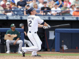 Oakland Athletics v San Diego Padres, PEORIA, AZ - MARCH 06: Logan Forsythe