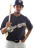 Milwaukee Brewers Photo Day, MARYVALE, AZ - FEBRUARY 24: Carlos Gomez