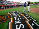 Milwaukee Brewers v San Francisco Giants, SCOTTSDALE, AZ - MARCH 14: Bruce Botchy and Mark Kotsay