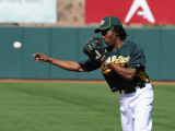 Texas Rangers v Oakland Athletics, PHOENIX, AZ - MARCH 04: Jermile Weeks