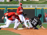 Chicago White Sox v Cincinnati Reds, GOODYEAR, AZ - MARCH 02: Brent Morel and Chris Valaika