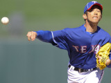 Kansas City Royals v Texas Rangers, SURPISE, AZ - FEBRUARY 27: Yoshinori Tateyama