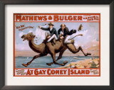 1898 Poster for the Mathews and Bulger Comedy Team