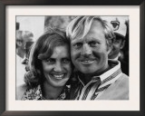 Golf Pro Jack Nicklaus, with Wife Barbara, at the Augusta National Golf Club, Georgia, April 1972