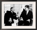 Former General Douglas Macarthur, at the White House with President John F. Kennedy, 1961