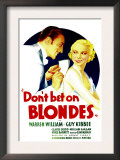 Don'T Bet on Blondes, Warren William, Claire Dodd on Midget Window Card, 1935