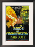 The Bride of Frankenstein, Elsa Lanchester, Boris Karloff, 1935