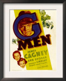 G-Men, Ann Dvorak, Margaret Lindsay, James Cagney on Window Card, 1935
