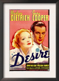 Desire, Marlene Dietrich, Gary Cooper, 1936