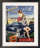 Simoniz Cars Wax Polish Sex Objects Sexism Discrimination, UK, 1950