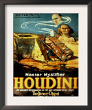 Poster Promoting Harry Houdini, Evoking Mystical Past of Ancient Egypt, 1925