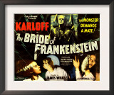 The Bride of Frankenstein, Boris Karloff, Elsa Lanchester, Colin Clive, Valerie Hobson, 1935