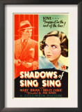Shadows of Sing Sing, Bruce Cabot, Mary Brian on Midget Window Card, 1933