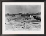 Site of Mass Burning of Polish and French Slave Laborers at Nazi camp near Leipzig, c.1945