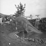 Model of Dinosaur in Jurassic Park Photographic Print