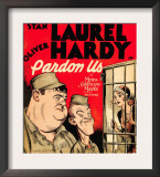 Pardon Us, Oliver Hardy, Stan Laurel on Window Card, 1931
