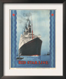 Red Star Lines, Cruise Ships, Ocean Liners, USA, 1930