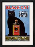 Cats Black Cat Enamel Stove Polish Products, USA, 1920