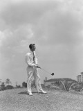 Man Playing Golf at Biltmore Hotel in Miami, Florida