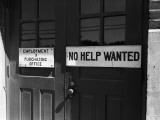 No Help Wanted Sign